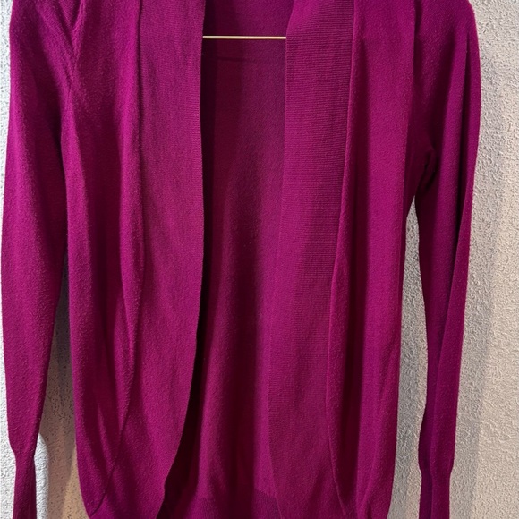 Merona Women's Fuchsia Open Front Cardigan - Picture 1 of 5